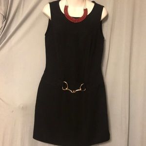 Michelle New York Size 8 sleeve less black dress